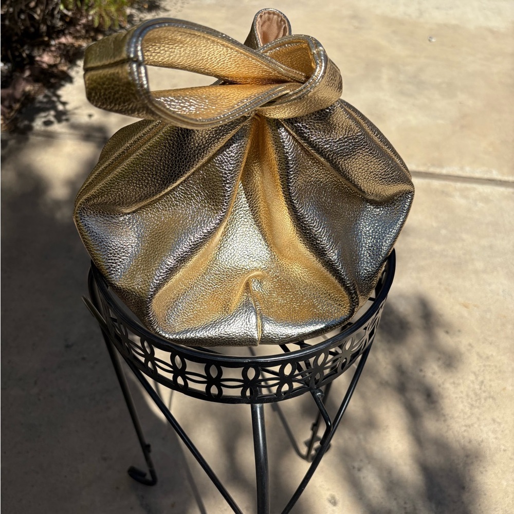 Elegant Gold and Silver Women's Bag